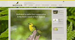 Desktop Screenshot of mohua.co.nz